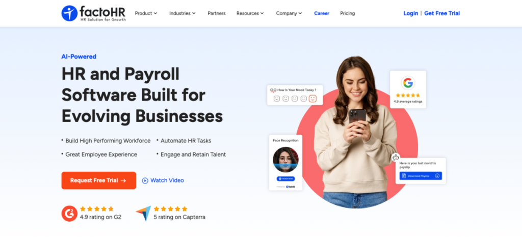 factoHR AI HR Softwar